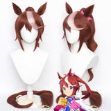 Anime Pretty Derby Tokai Teio Cosplay Peluca Cabello Sintético Resistente al Calor Carnival Halloween Fiesta